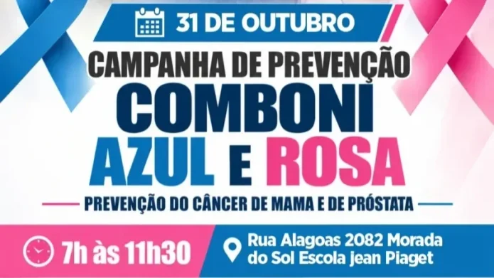 ASSDACO chega a Espigão do Oeste com campanha de prevenção ao câncer de mama, colo do útero e próstata